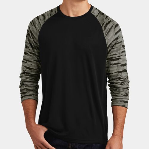 Drift Camo Colorblock Long Sleeve Tee Thumbnail