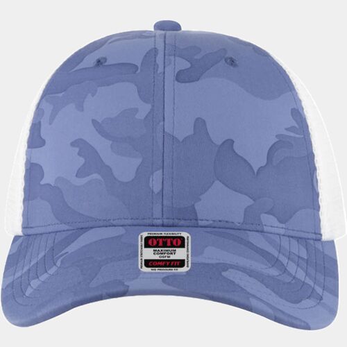 OTTO CAP® OTTO COMFY FIT® 6 Panel Low Profile Mesh Back Trucker Hat Thumbnail