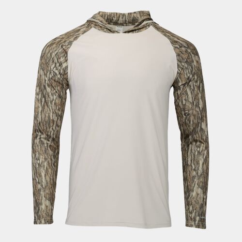 Men's Biloxi Performance Colorblocked Hooded Long Sleeve T-Shirt Thumbnail