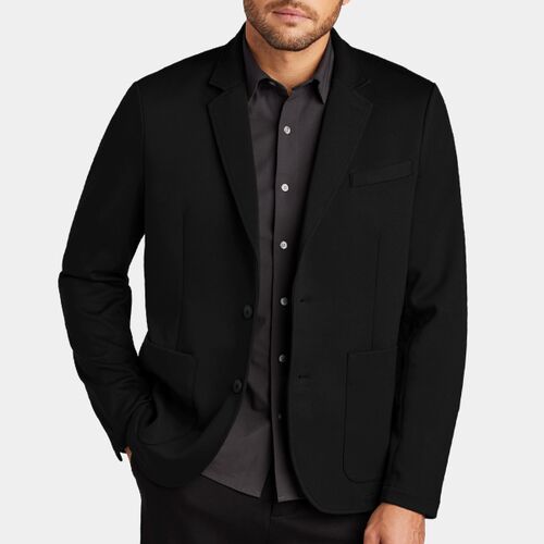 Relaxed Knit Blazer Thumbnail
