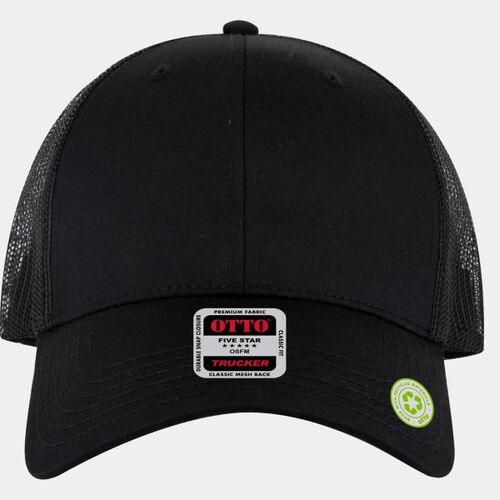 OTTO CAP® 6 Panel Low Profile Mesh Back Trucker Hat Thumbnail