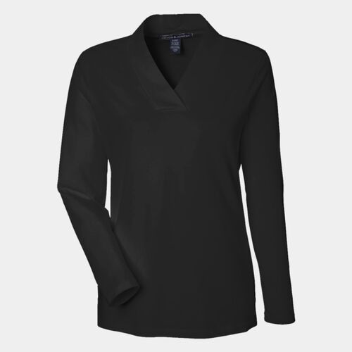 Women's Raleigh Shawl Collar Knit Top Thumbnail