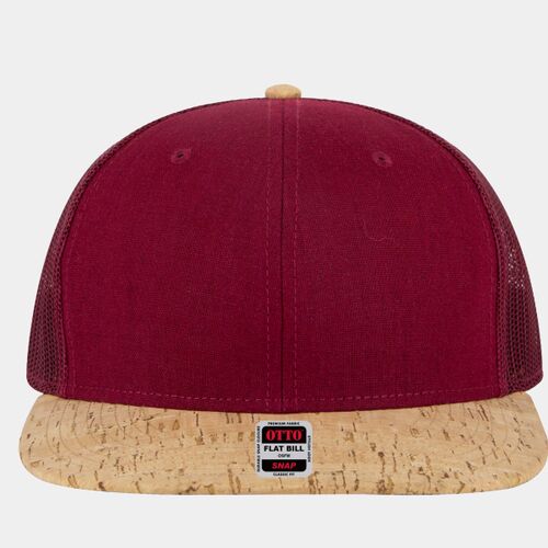 OTTO CAP® "OTTO SNAP" 6 Panel Pro Style Mesh Back Trucker Snapback Hat Thumbnail