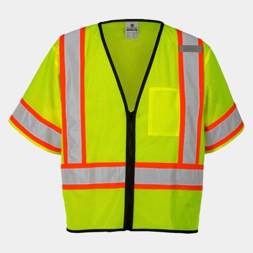 Unisex Class 3 Mesh Zippered Vest Thumbnail