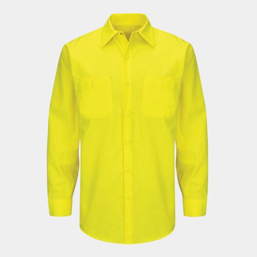 Men's Enhanced & Hi-Visibility Long Sleeve Work Shirt Thumbnail