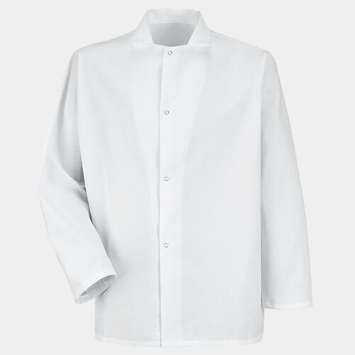 Men's Gripper-Front Short Butcher Coat Thumbnail