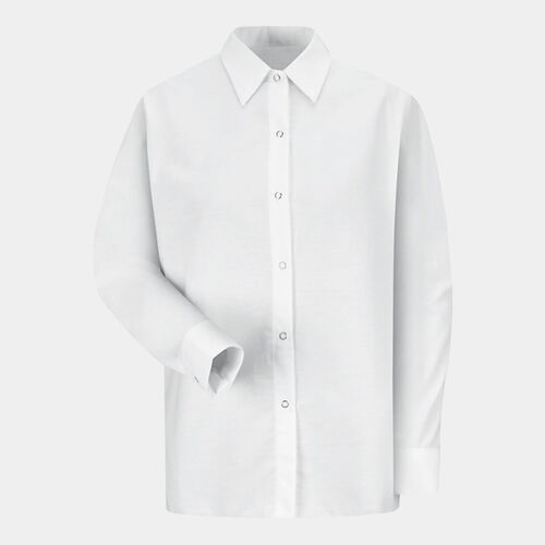 Women's Long Sleeve Specialized Pocketless Poplin Work Shirt Thumbnail