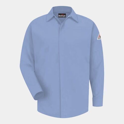Men's Concealed-Gripper Pocketless Work Shirt Thumbnail