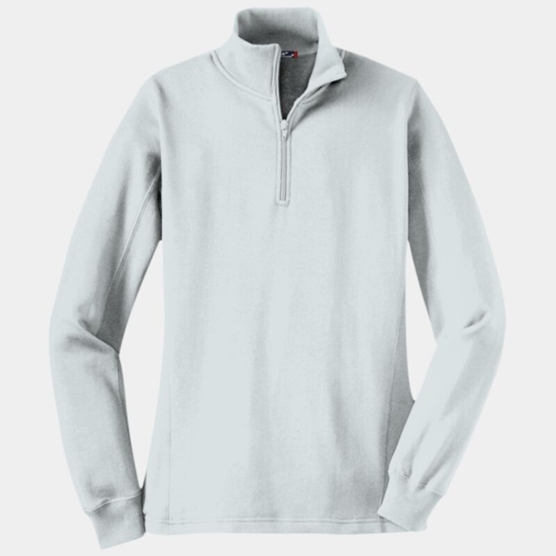 Ladies 1/4 Zip Sweatshirt Thumbnail