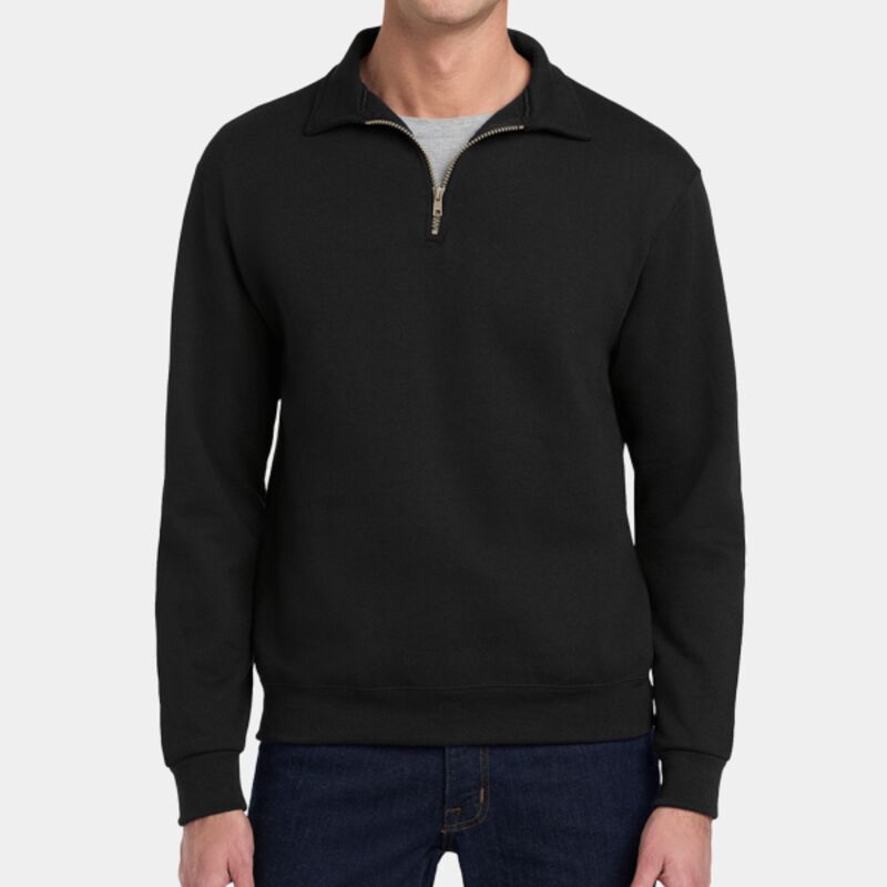 Super Sweats ® NuBlend ® 1/4 Zip Sweatshirt with Cadet Collar Thumbnail