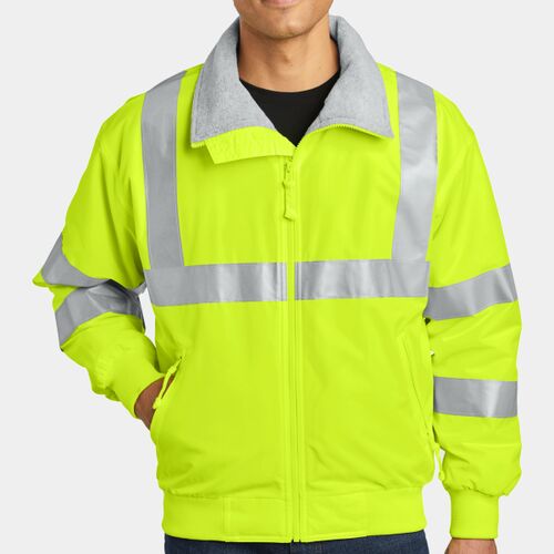 Enhanced Visibility Challenger Jacket with Reflective Taping Thumbnail