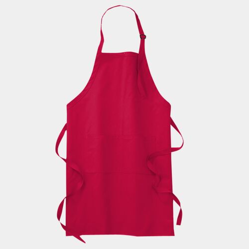 Port Authority Full Length Apron with Pockets A500 Full Length Apron with Pockets Thumbnail