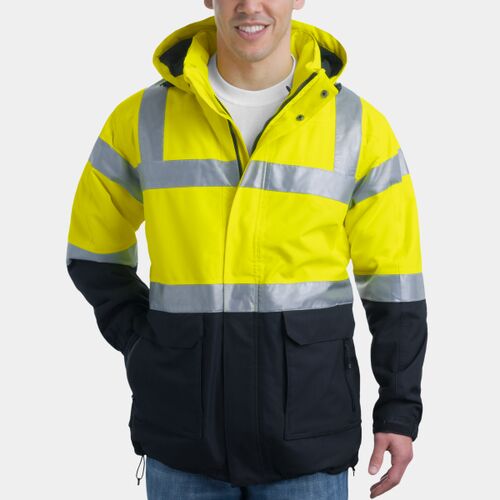 Port Authority Ansi 107 Class 3 Safety Heavyweight Parka J799S Ansi 107 Class 3 Safety Heavyweight Parka Thumbnail