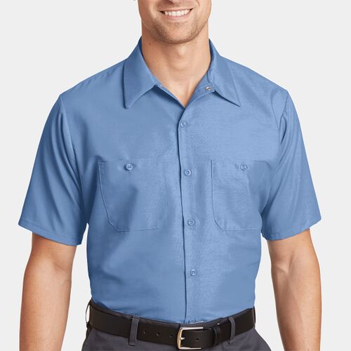 Long Size, Short Sleeve Industrial Work Shirt Thumbnail