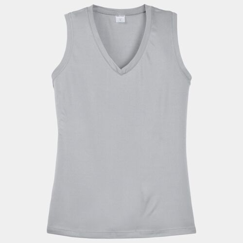 Ladies Sleeveless PosiCharge ® Competitor V Neck Tee Thumbnail