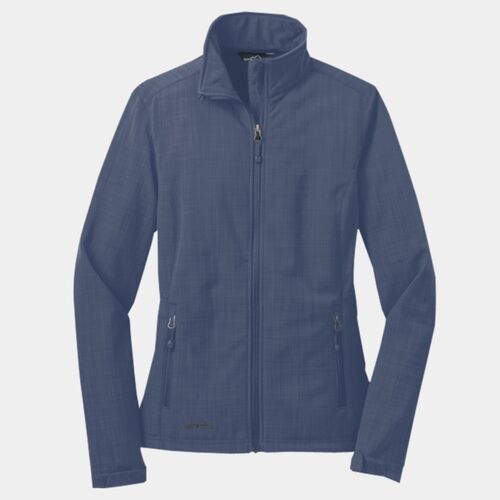 Eddie Bauer Ladies Shaded Crosshatch Soft Shell Jacket EB533 Ladies Shaded Crosshatch Soft Shell Jacket Thumbnail