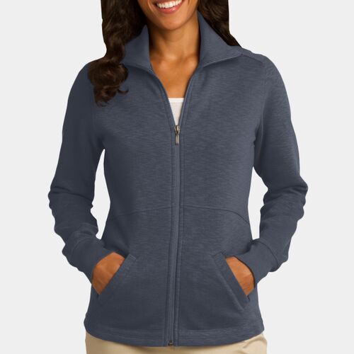 Port Authority Ladies Slub Fleece Full Zip Jacket L293 Ladies Slub Fleece Full Zip Jacket Thumbnail