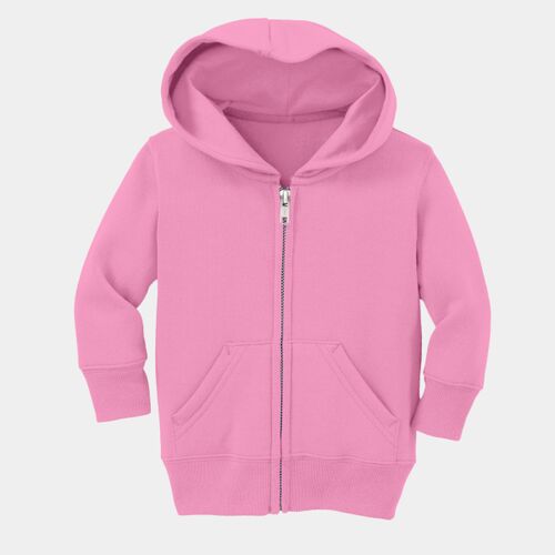 Port & Company Infant Core Fleece Full Zip Hooded Sweatshirt CAR78IZH Infant Core Fleece Full Zip Hooded Sweatshirt Thumbnail