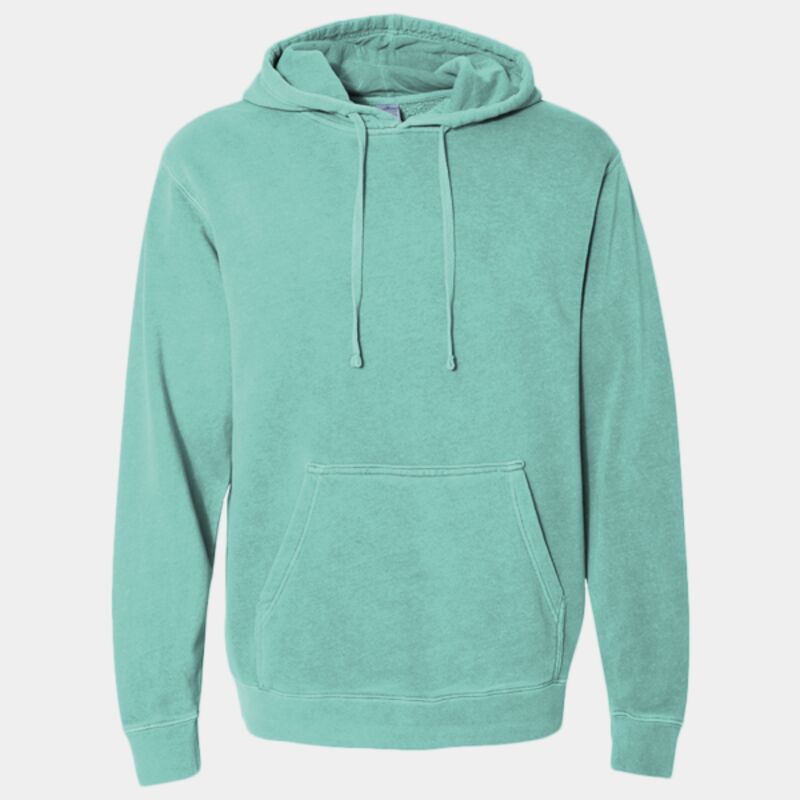 Midweight Pigment-Dyed Hooded Sweatshirt Thumbnail