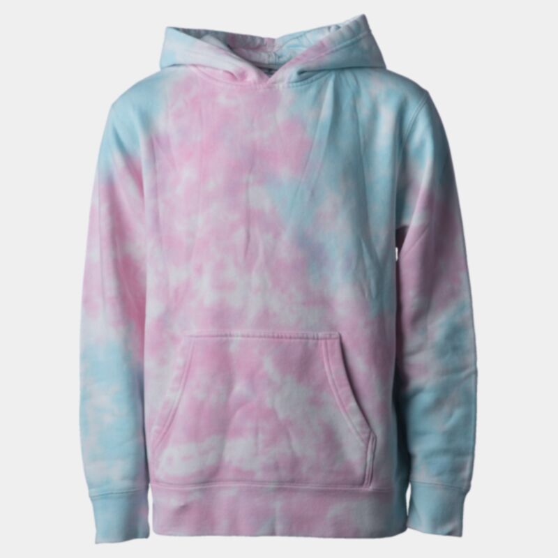 Youth Midweight Tie-Dye Hooded Pullover Thumbnail