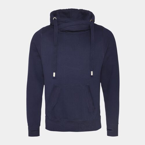 AWDis Just Hoods Men's 80/20 Heavyweight Cross Over Neck Hooded Sweatshirt JHA021 Men's 80/20 Heavyweight Cross Over Neck Hooded Sweatshirt Thumbnail
