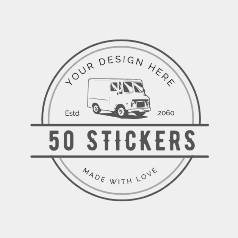 (50) Circle Sitckers Thumbnail