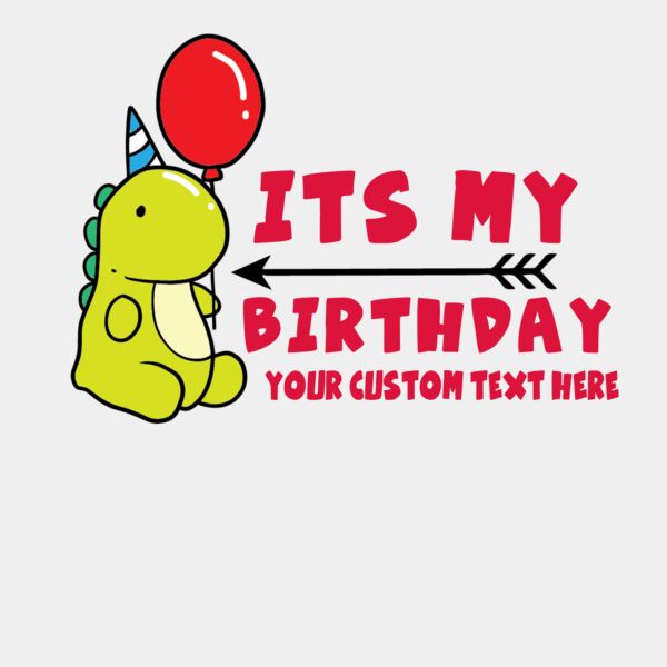 Its Dino Birthday Thumbnail
