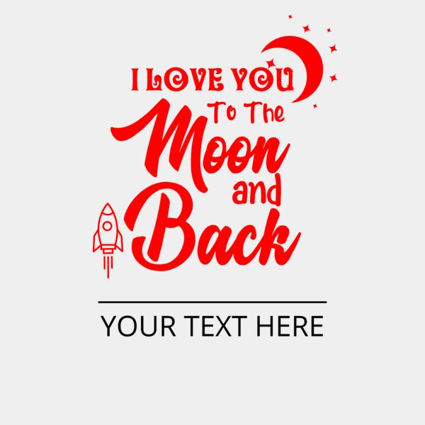 I love you to the moon and back Thumbnail